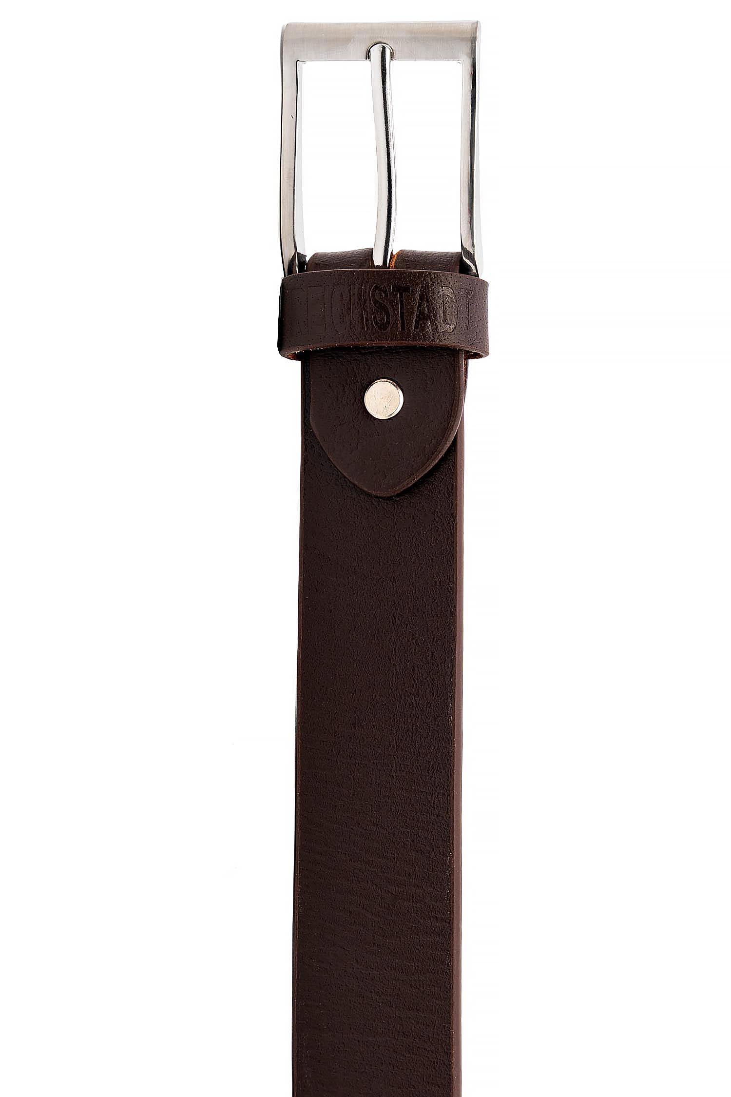 Herren Business Ledergürtel 25RS059 - Dark Brown – Ansicht 3