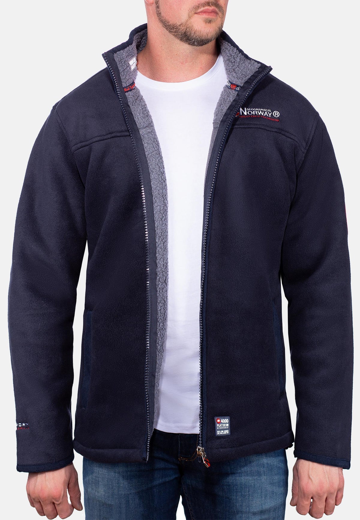 Herren Regular Fit Jacke ubolt in Navy – Geographical Norway – Ansicht 10
