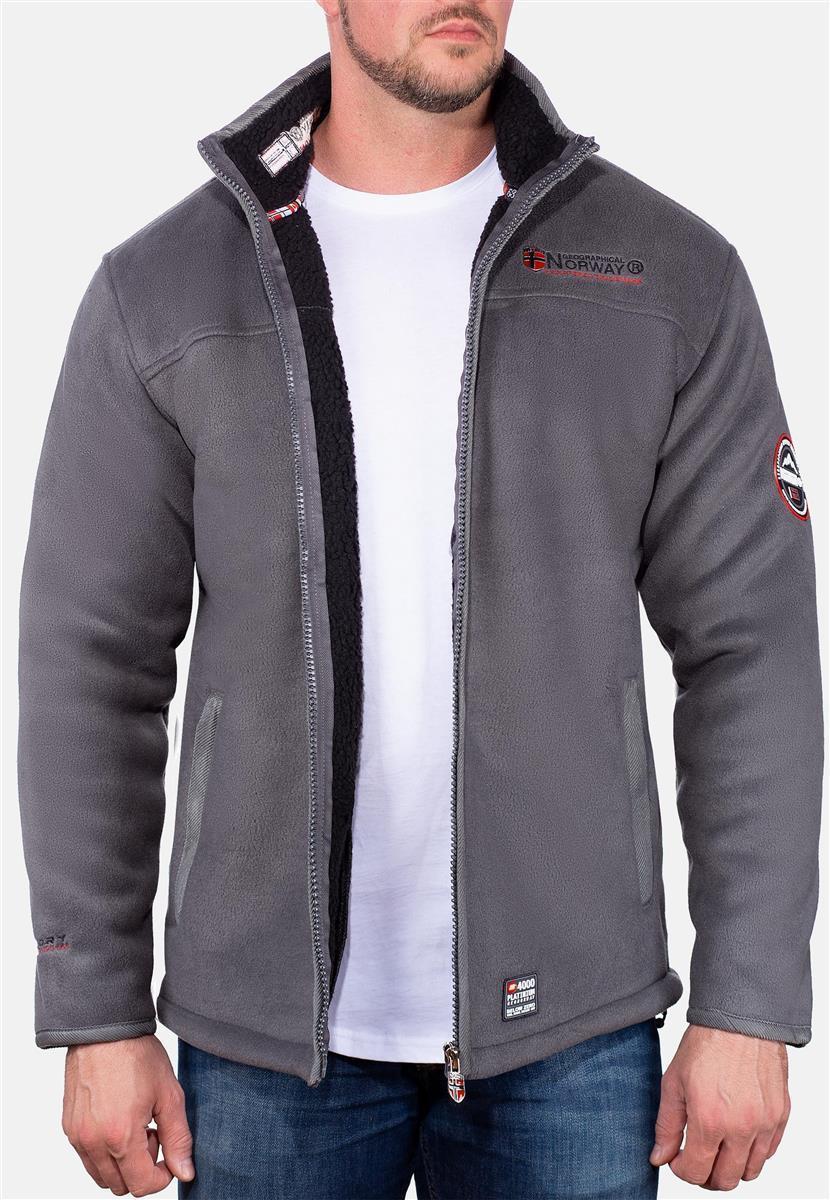 Herren Regular Fit Jacke ubolt in Dark-Grey-Black – Geographical Norway – Ansicht 10