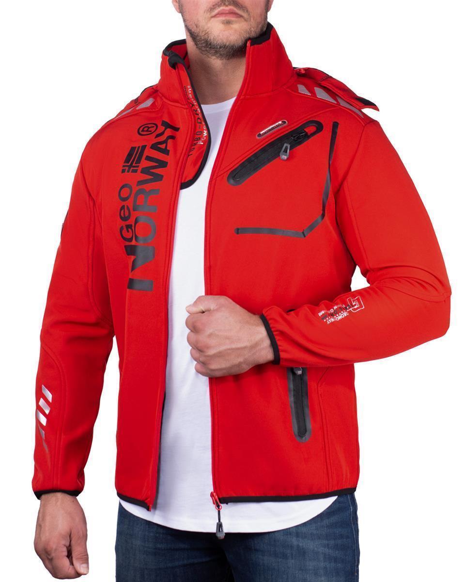 Herren Regular Fit Softshelljacke royaute - Red/Black