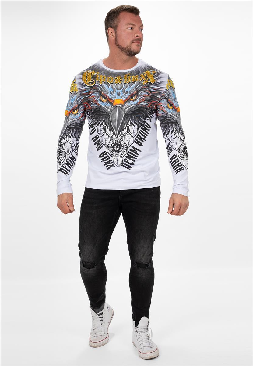 Herren Regular Fit Longsleeve CL488 - White