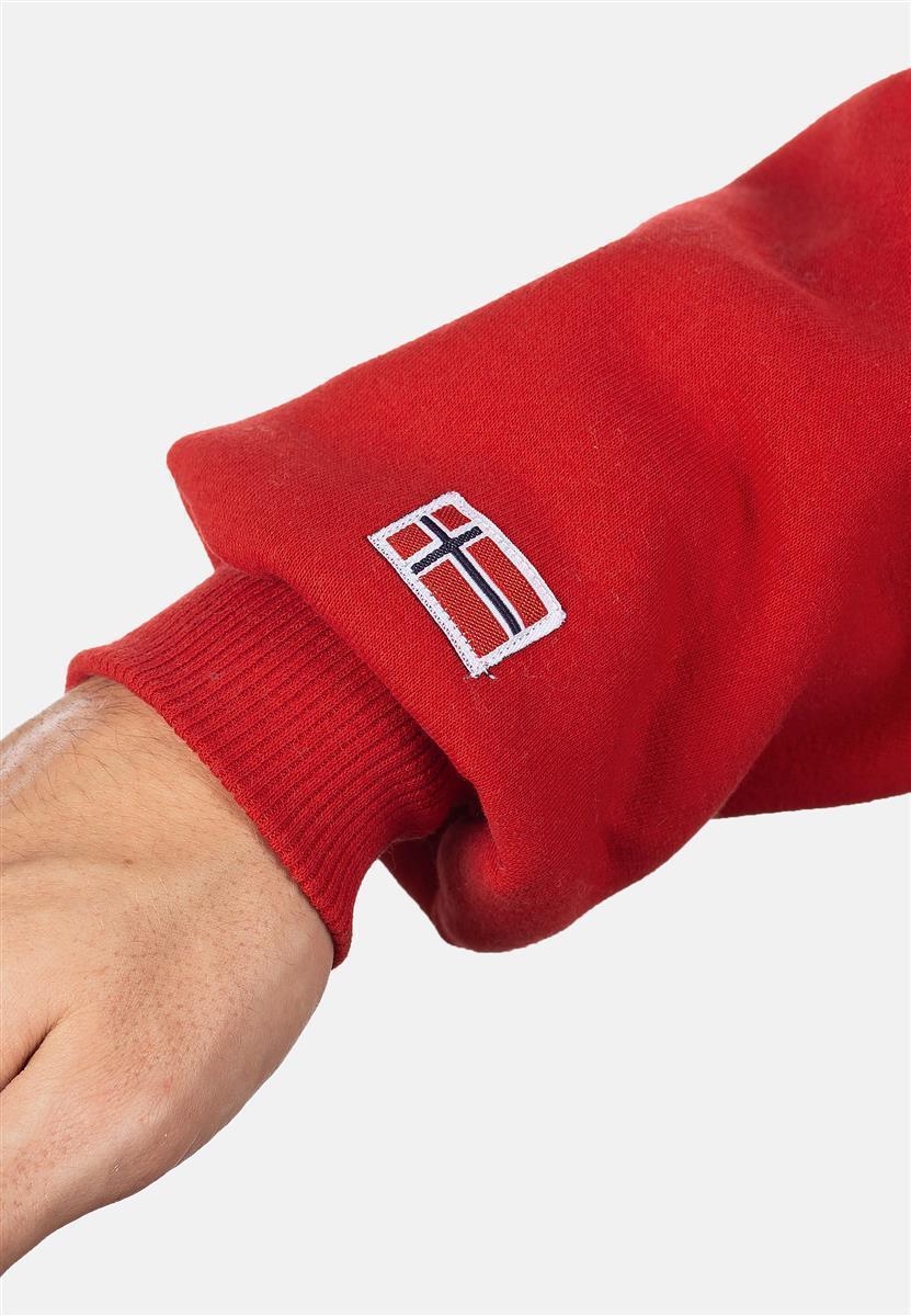 Herren Regular Fit Hoodie gymclass men - Red