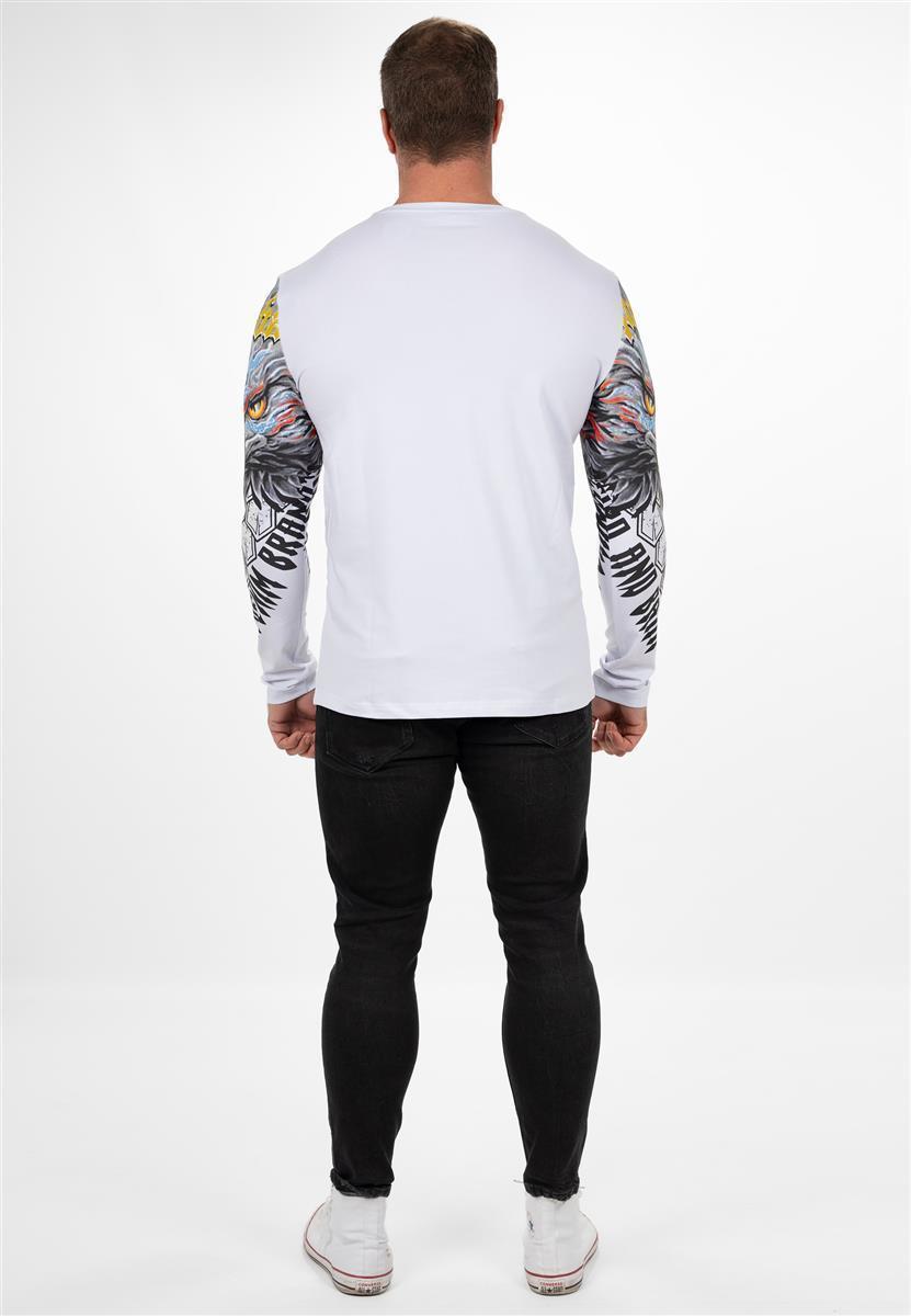 Herren Regular Fit Longsleeve CL488 - White