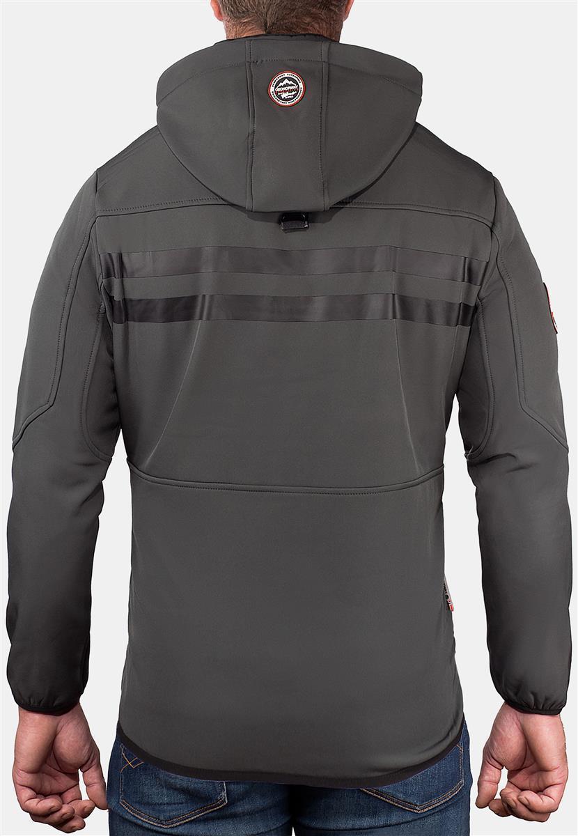 Herren Regular Fit Softshelljacke royaute in Dark Grey – Geographical Norway – Ansicht 16