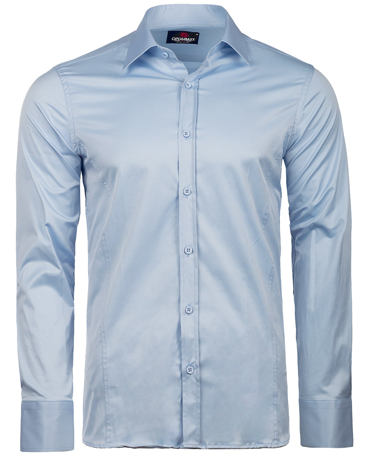 Hemden - Light Blue - Regular Fit - Langarm