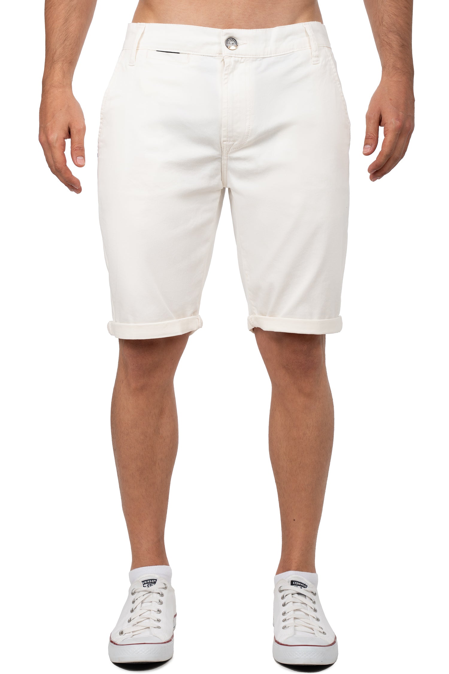 Herren Regular Fit Shorts Logo-Detail CK272 - White