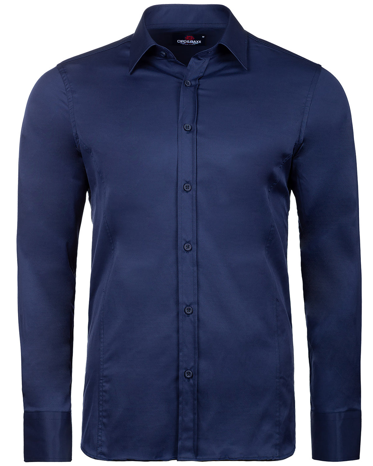 Herren Regular Fit Hemd in Navy – Cipo & Baxx