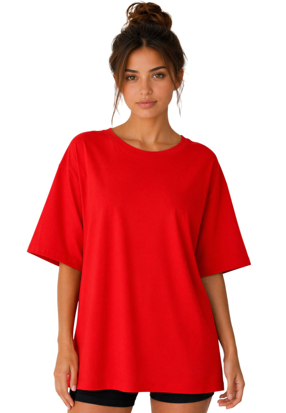 Damen Oversized T-Shirt in Red – Reichstadt