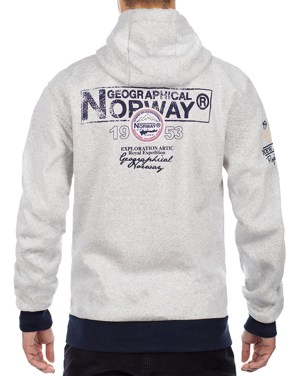 Herren Regular Fit Sweatjacke flyer - Blended Grey