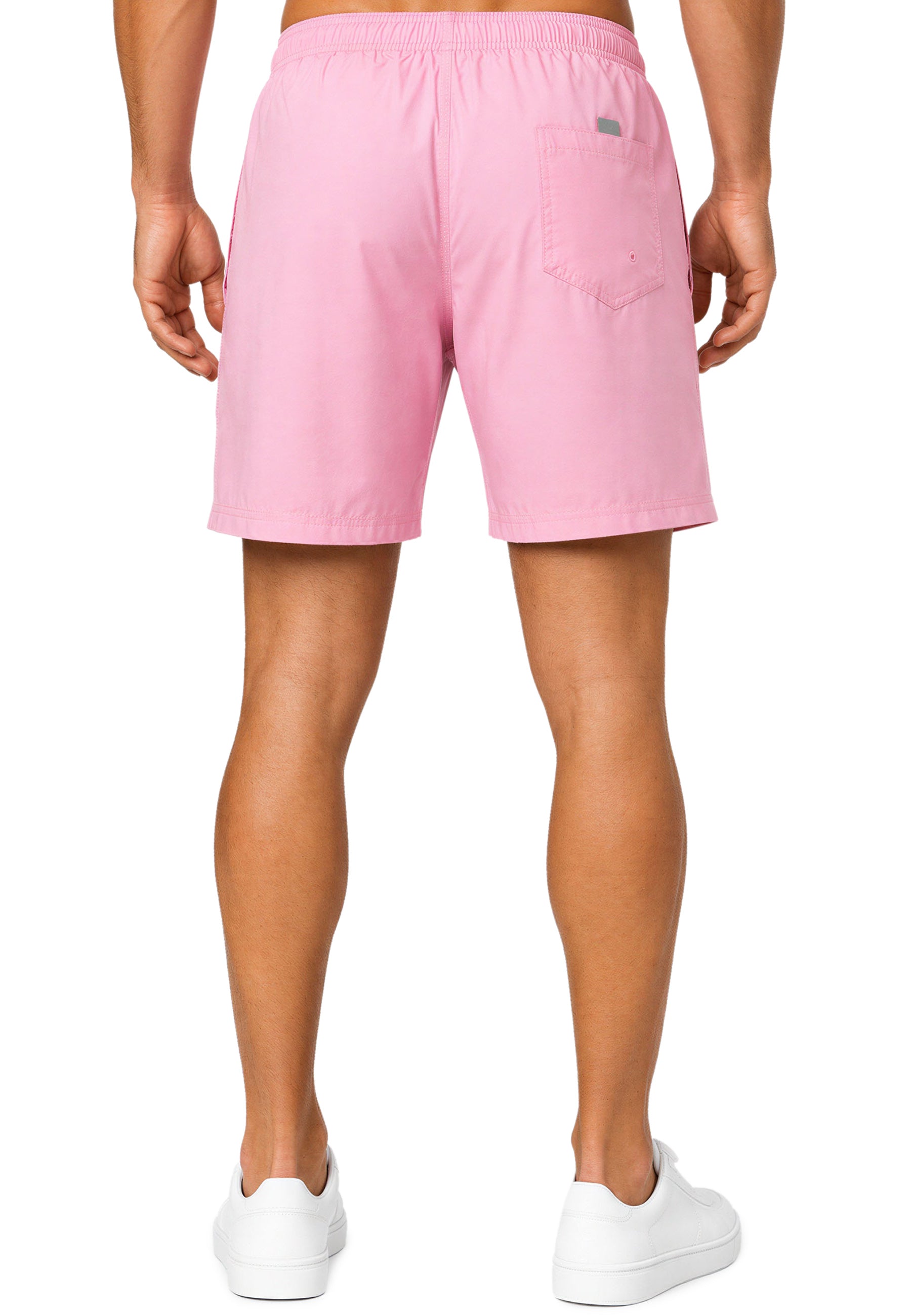 Herren Regular Fit Shorts Mid Waist 25RS073 - Light Pink