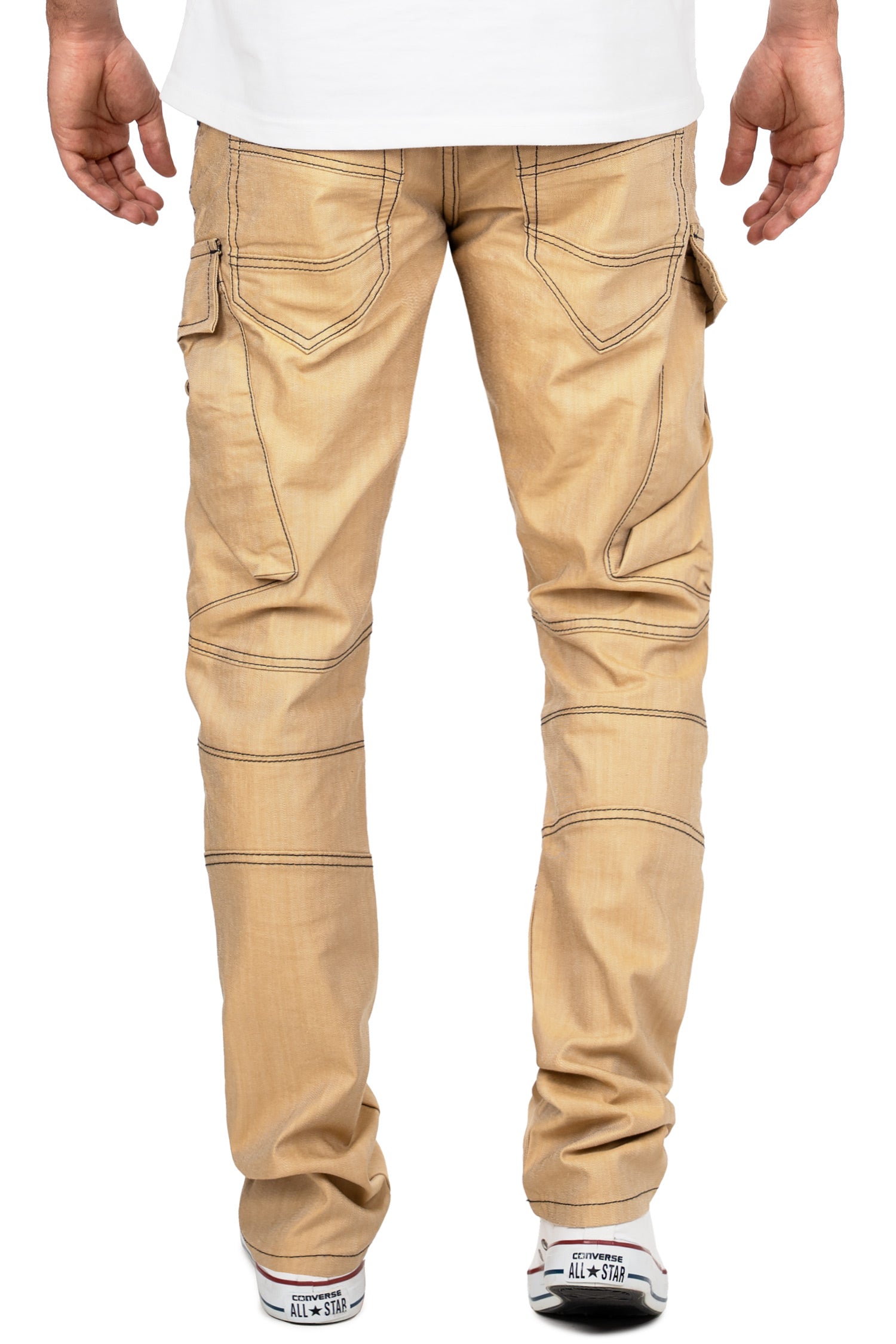 Herren Regular Fit Jeans Stonewashed CD523 - Yellow