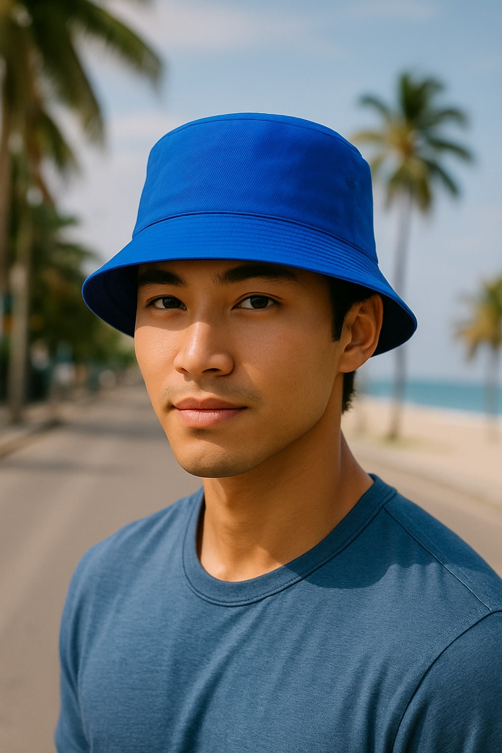 Herren Regular Fit Anglerhut 25RS074 - Lake Blue