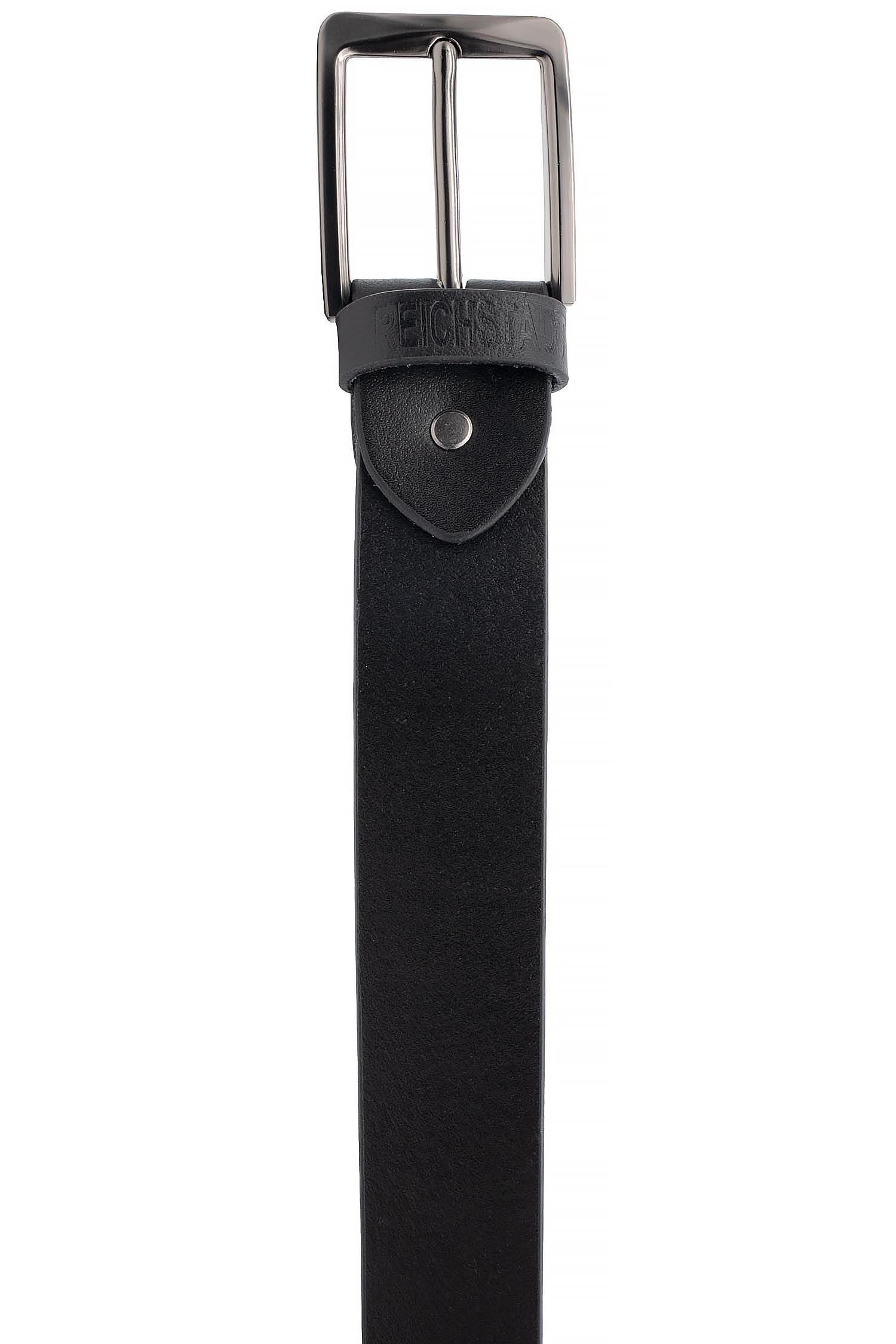 Herren Fashion Gürtel Echtleder 25RS060 - Black