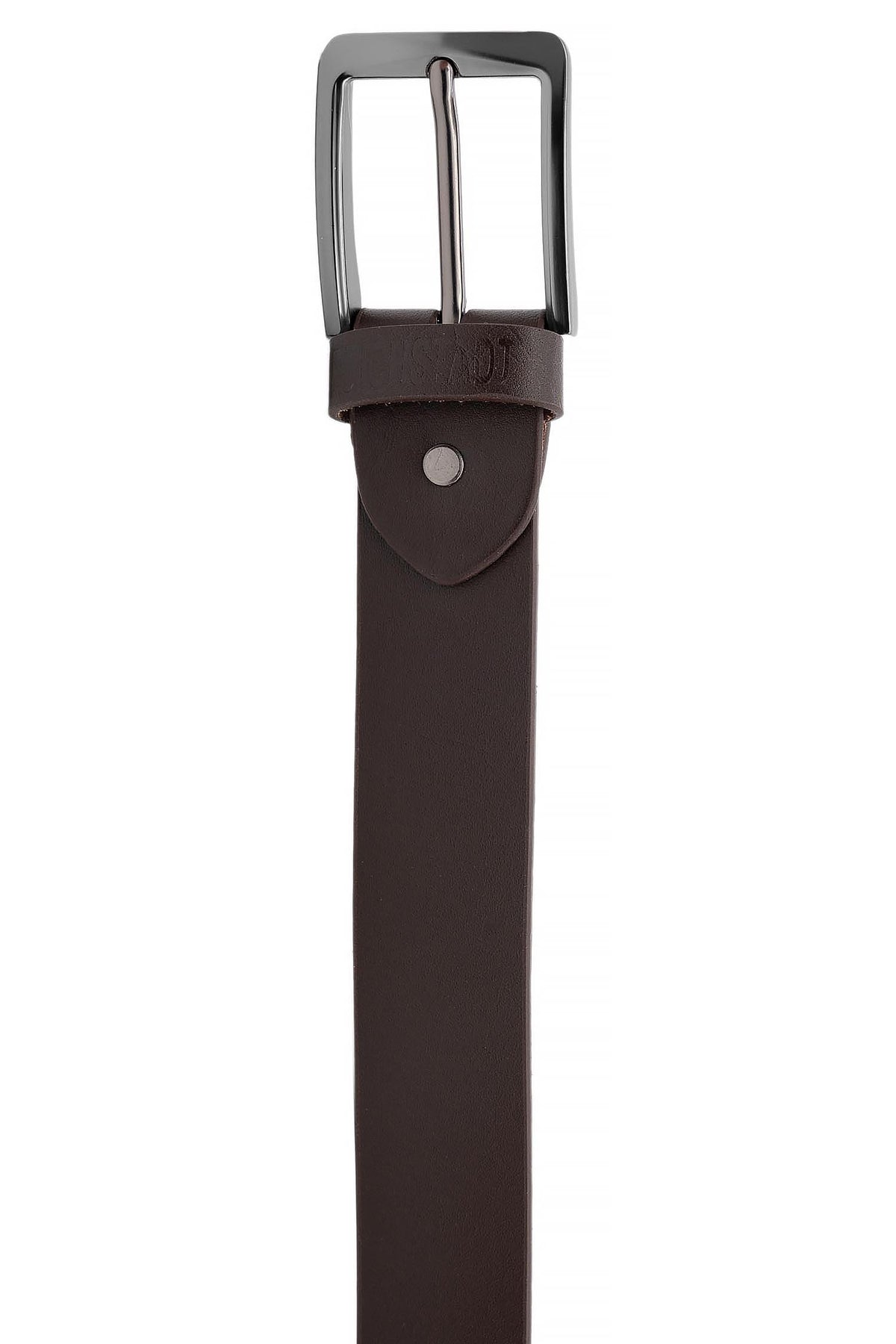 Herren Fashion Gürtel Echtleder in Dark Brown – Reichstadt – Ansicht 3