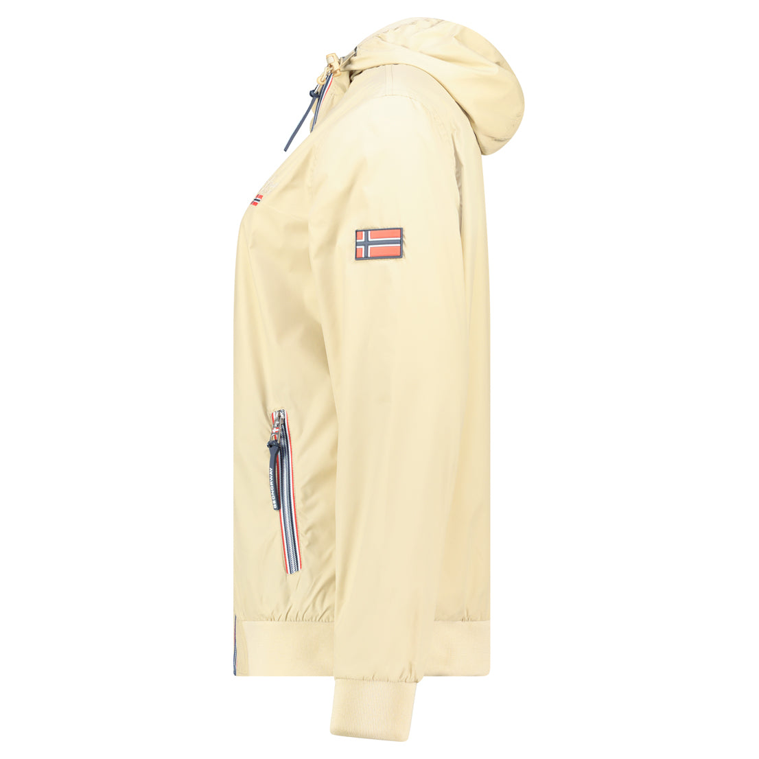 Damen Relaxed Fit Jacke Windabweisend arrivial lady in Beige – Geographical Norway – Ansicht 4