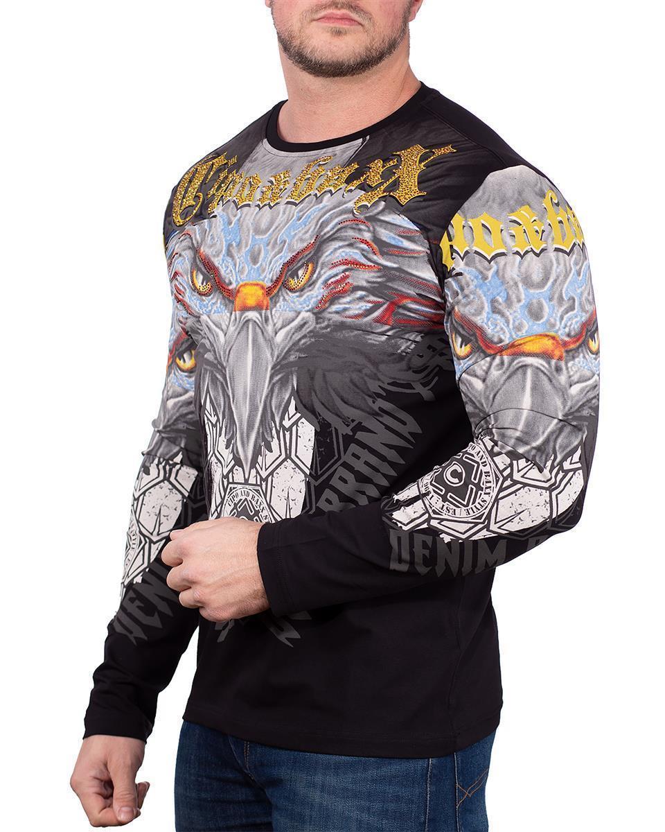 Herren Regular Fit Longsleeve CL488 - Black