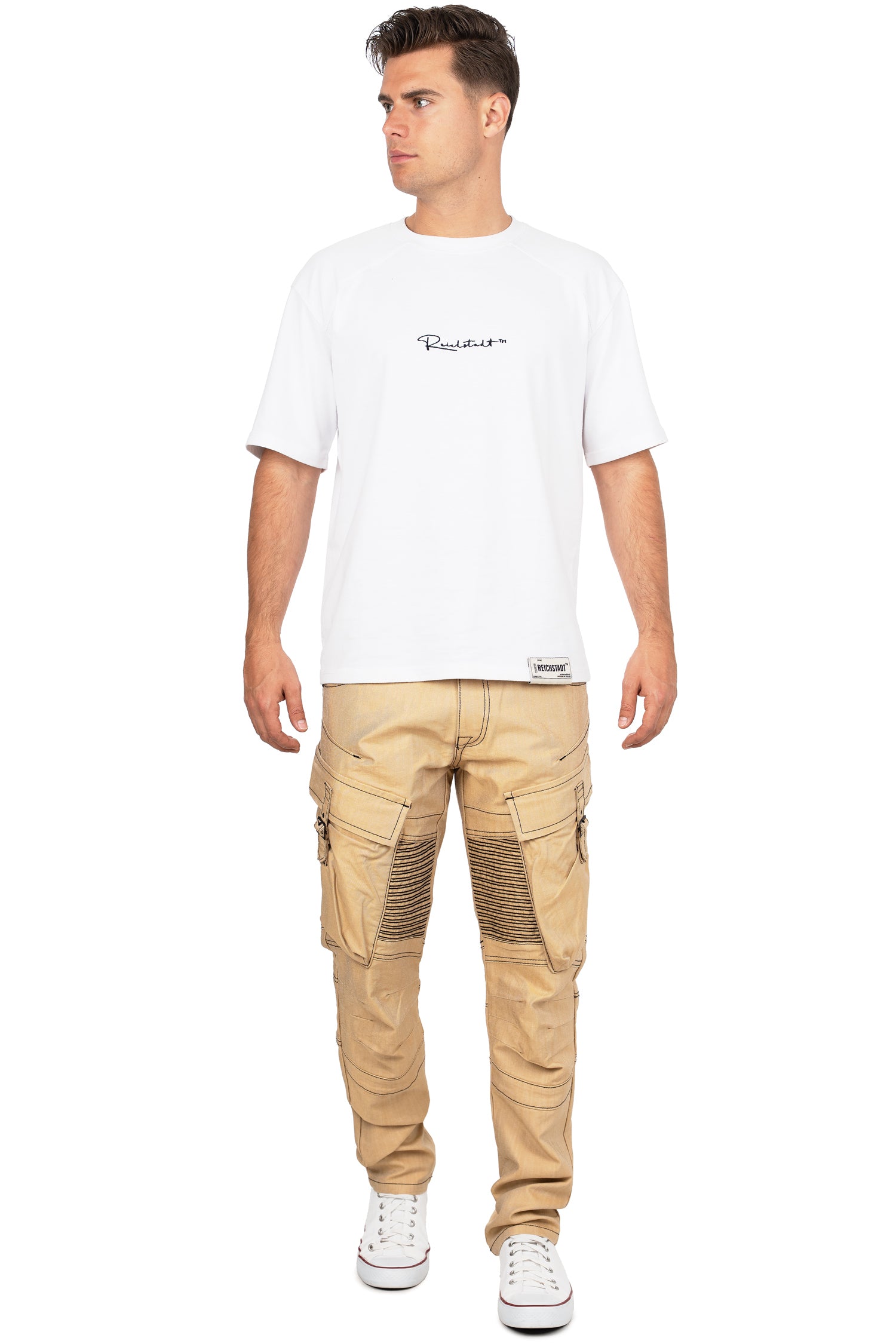 Herren Regular Fit Jeans Stonewashed CD523 - Yellow