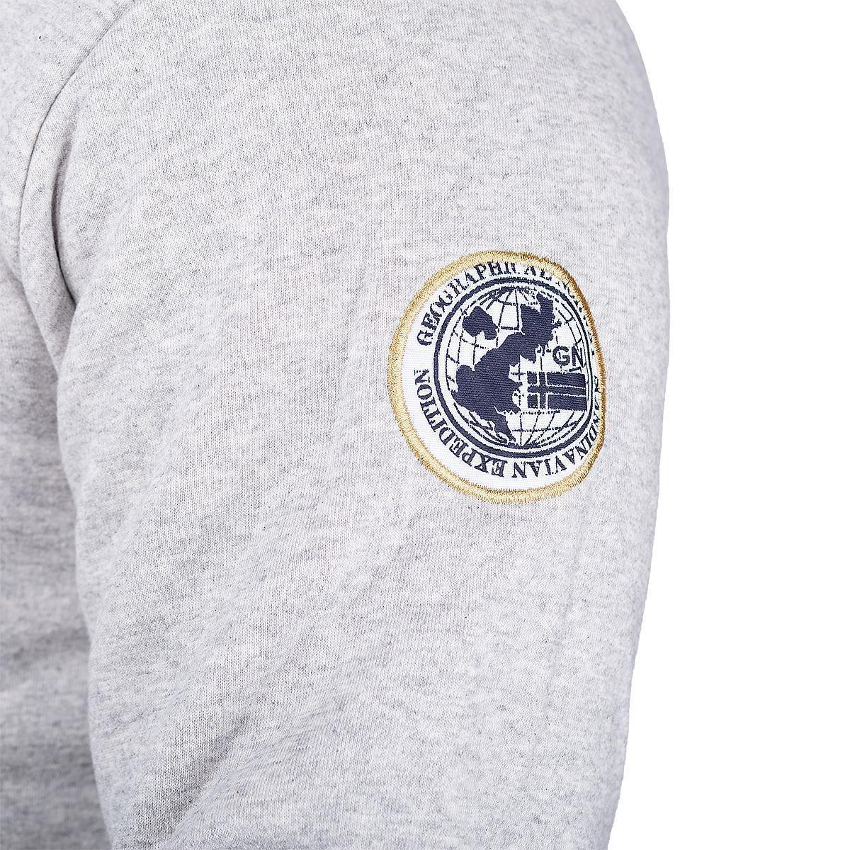 Herren Regular Fit Hoodie galiator in Grey – Geographical Norway – Ansicht 6