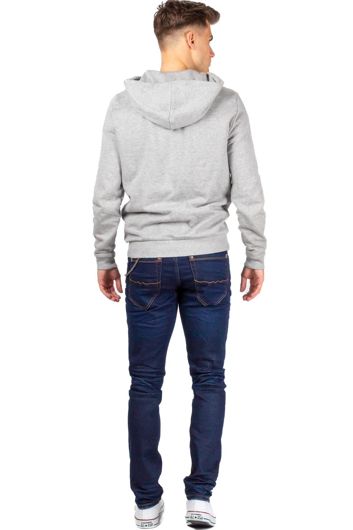 Herren Slim Fit Jeans Stonewashed in Blue – Cipo & Baxx – Ansicht 6