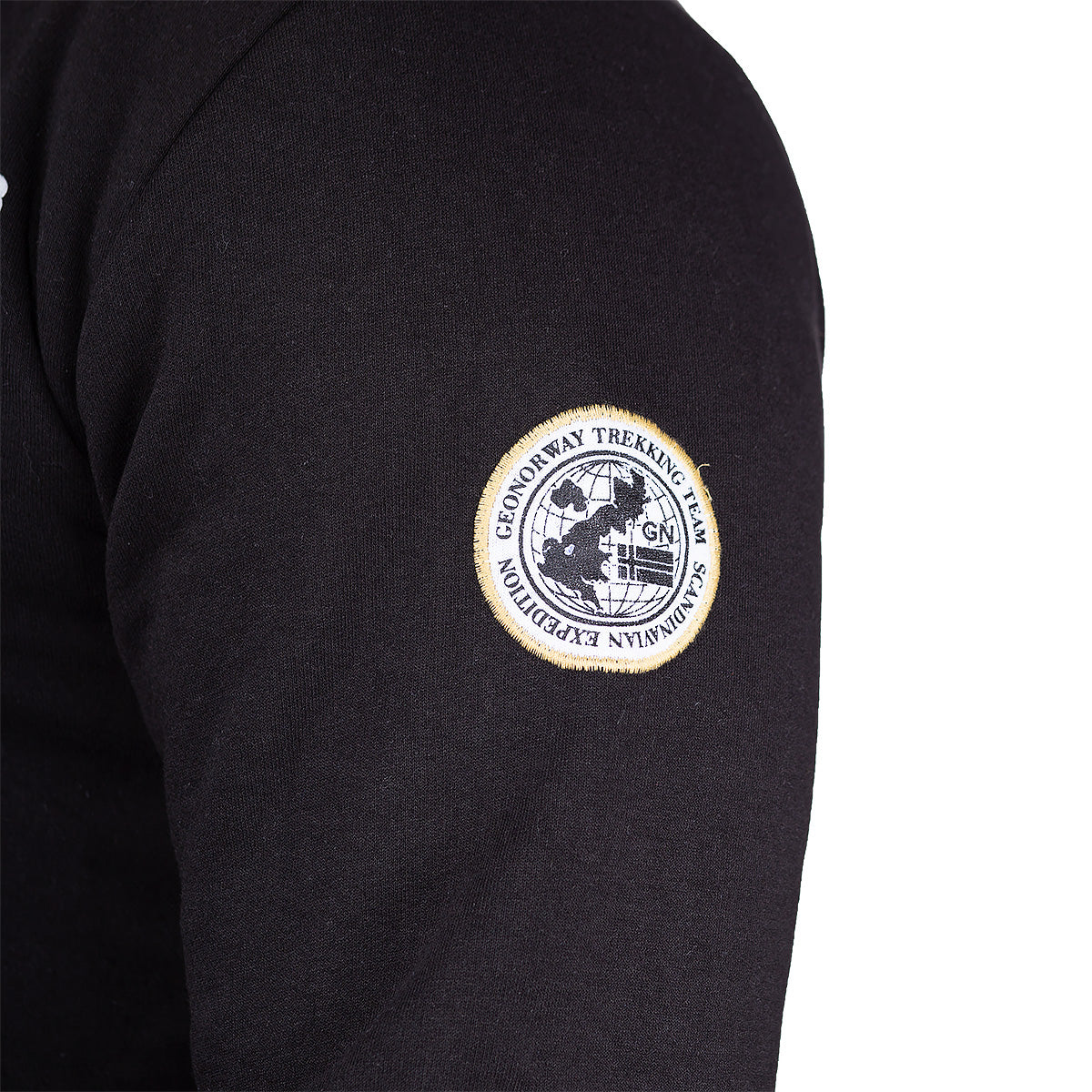 Herren Regular Fit Hoodie galiator in Black – Geographical Norway – Ansicht 6