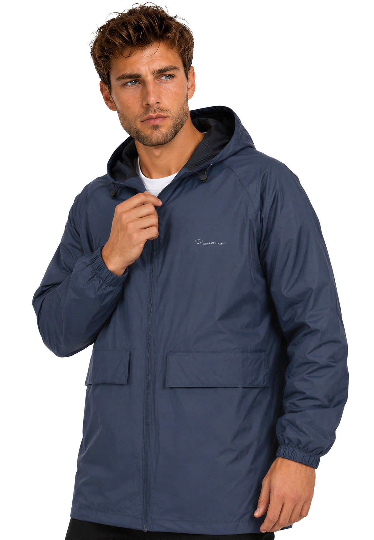 Herren Relaxed Fit Allwetter Windbreaker 24RS053 - Navy