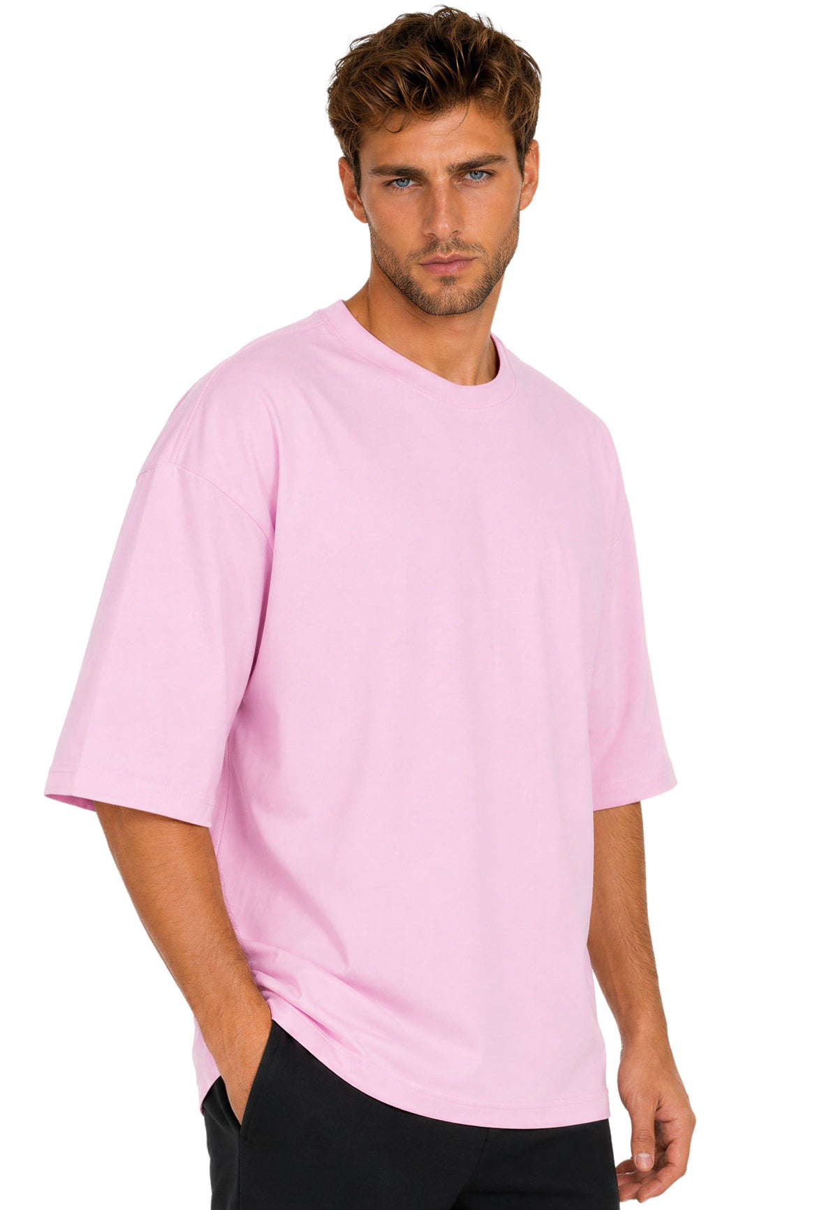 Herren Oversized T-Shirt in Pink – Reichstadt – Ansicht 6