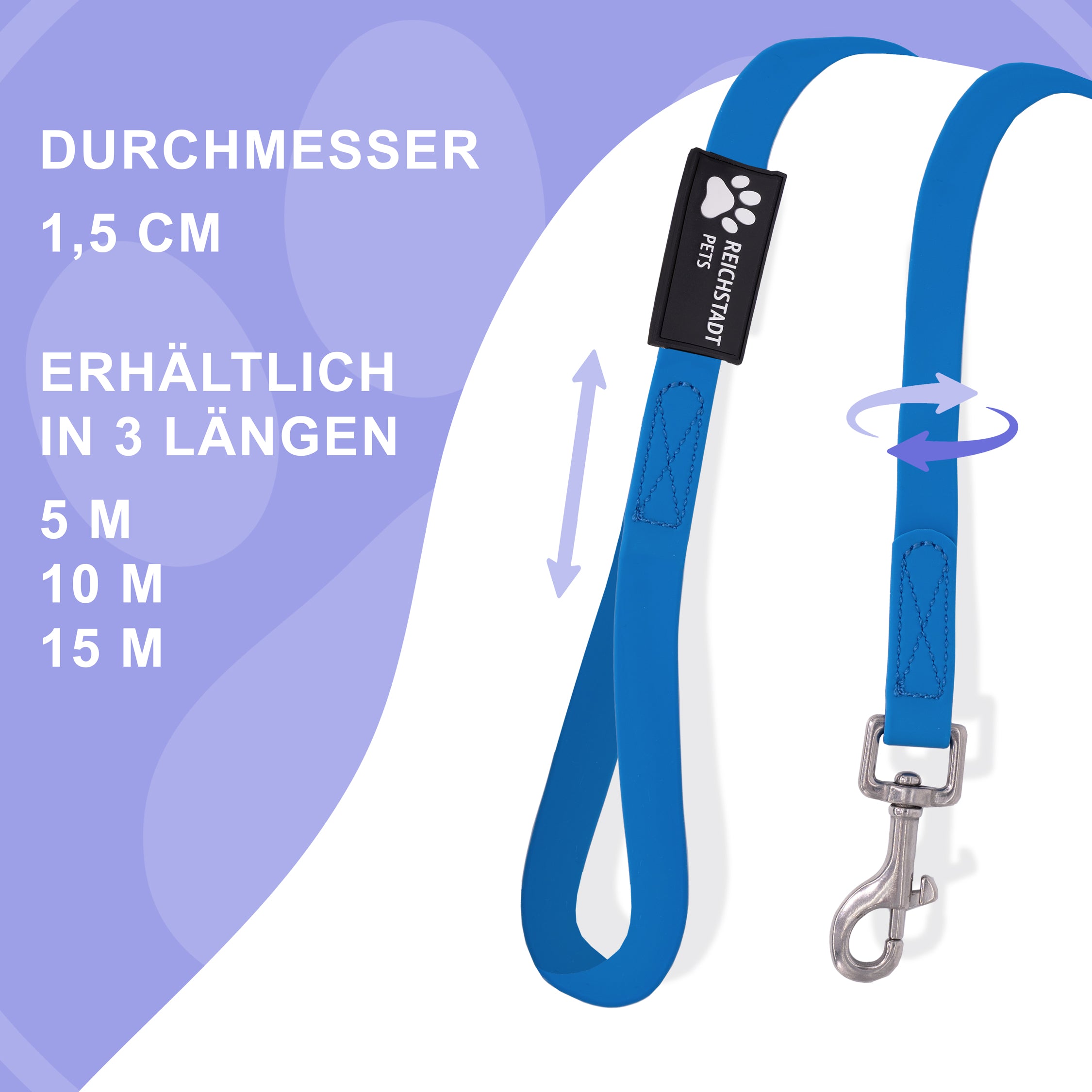 RS Pets Hundeleine PVC 25RSP086 - Blue