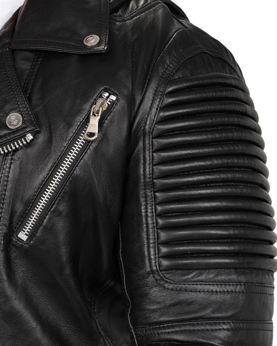 Herren Slim Fit Jacke in Black – Reichstadt – Ansicht 7