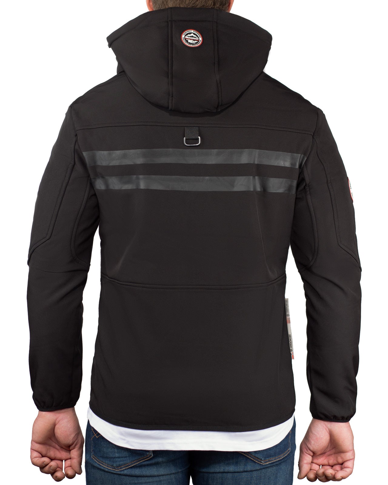 Herren Regular Fit Softshelljacke royaute - Black/Black