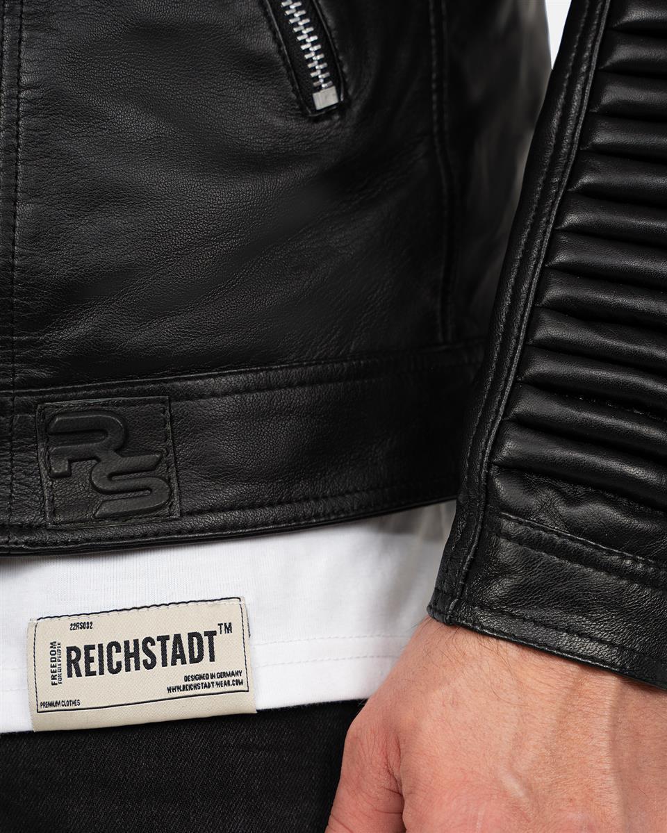 Herren Slim Fit Jacke in Black – Reichstadt – Ansicht 8