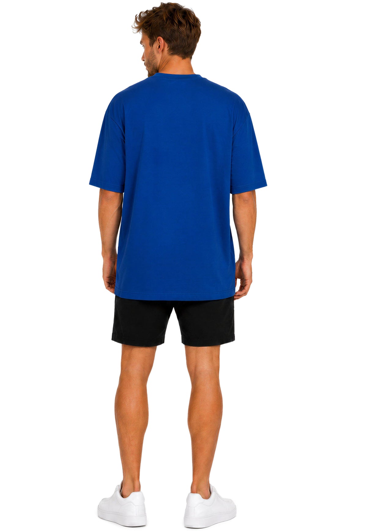 Herren Oversized T-Shirt in Navy Blue – Reichstadt – Ansicht 8
