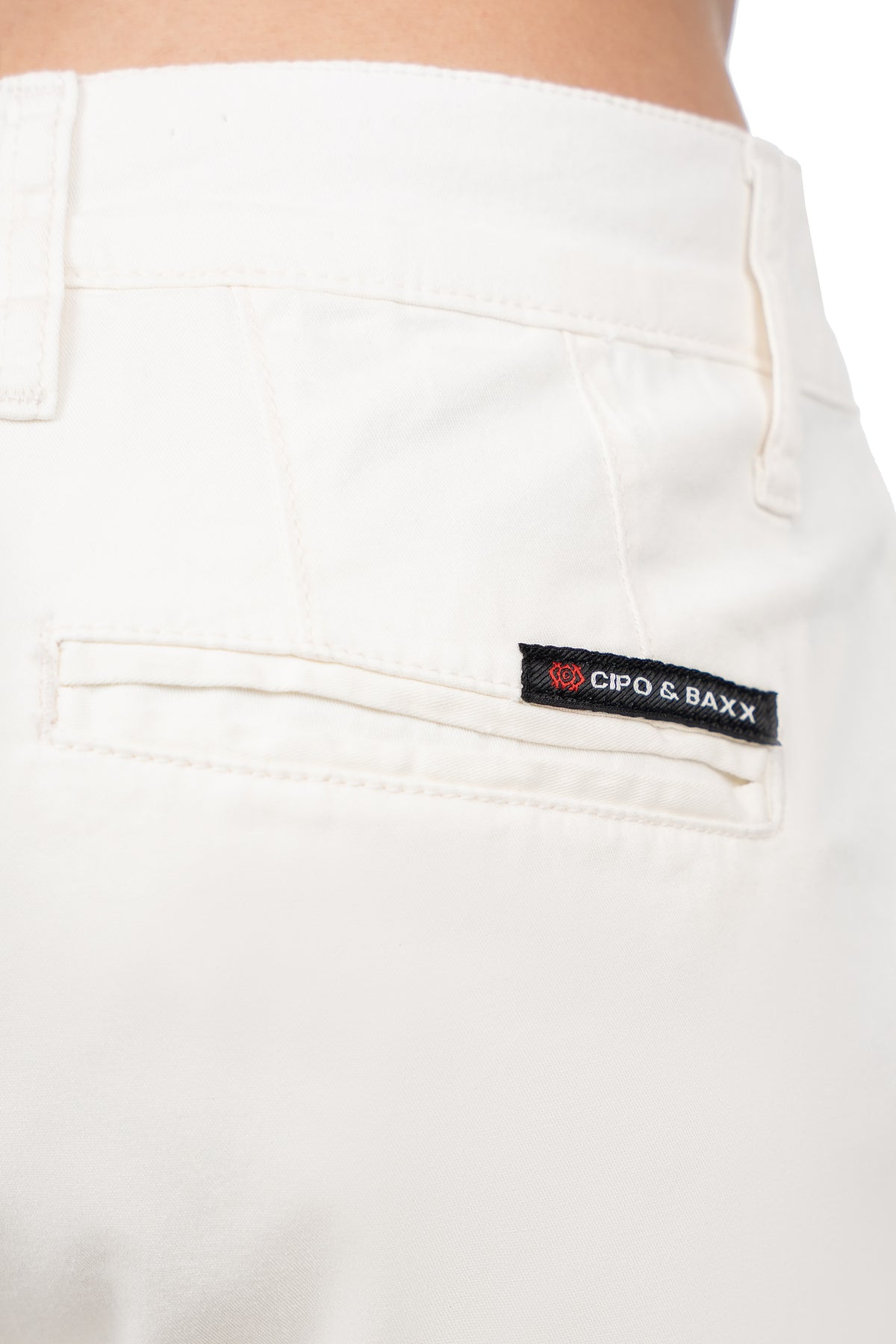 Herren Regular Fit Shorts Logo-Detail CK272 - White