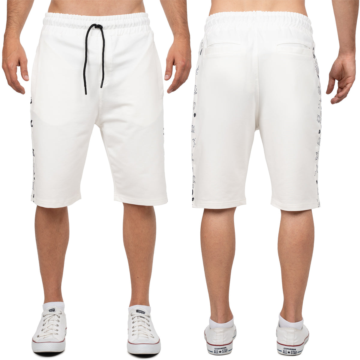 Herren Regular Fit Shorts Mid Waist in Ecru – Cipo & Baxx – Ansicht 9