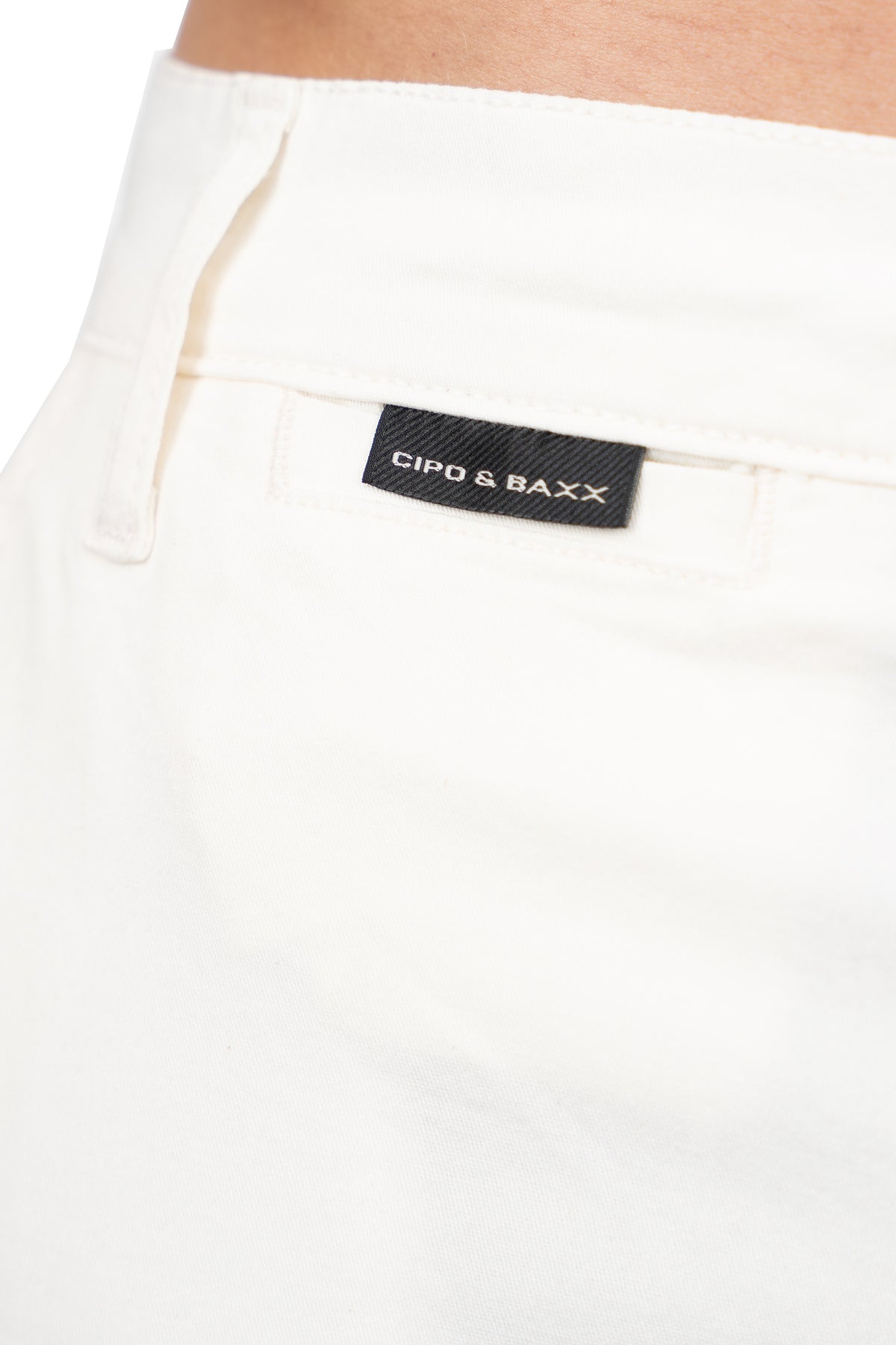 Herren Regular Fit Shorts Logo-Detail CK272 - White