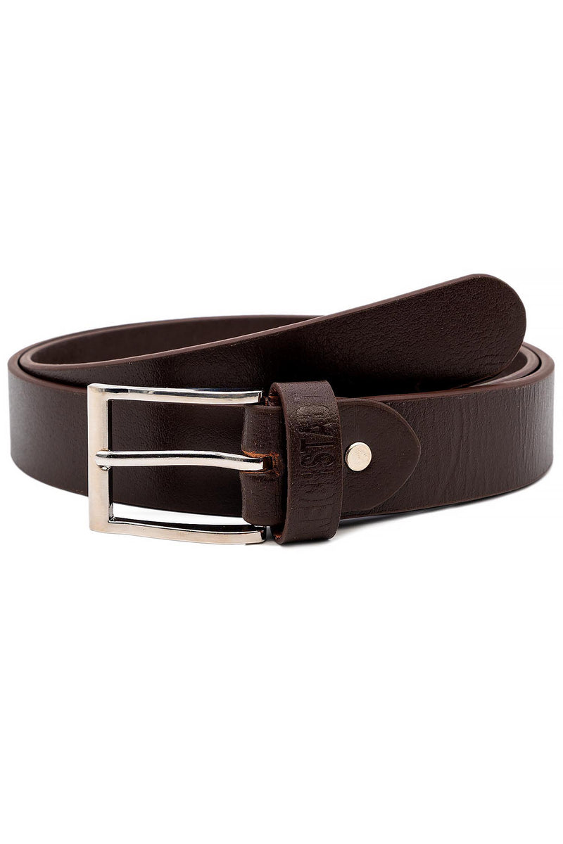 Herren Business Ledergürtel in Dark Brown – Reichstadt