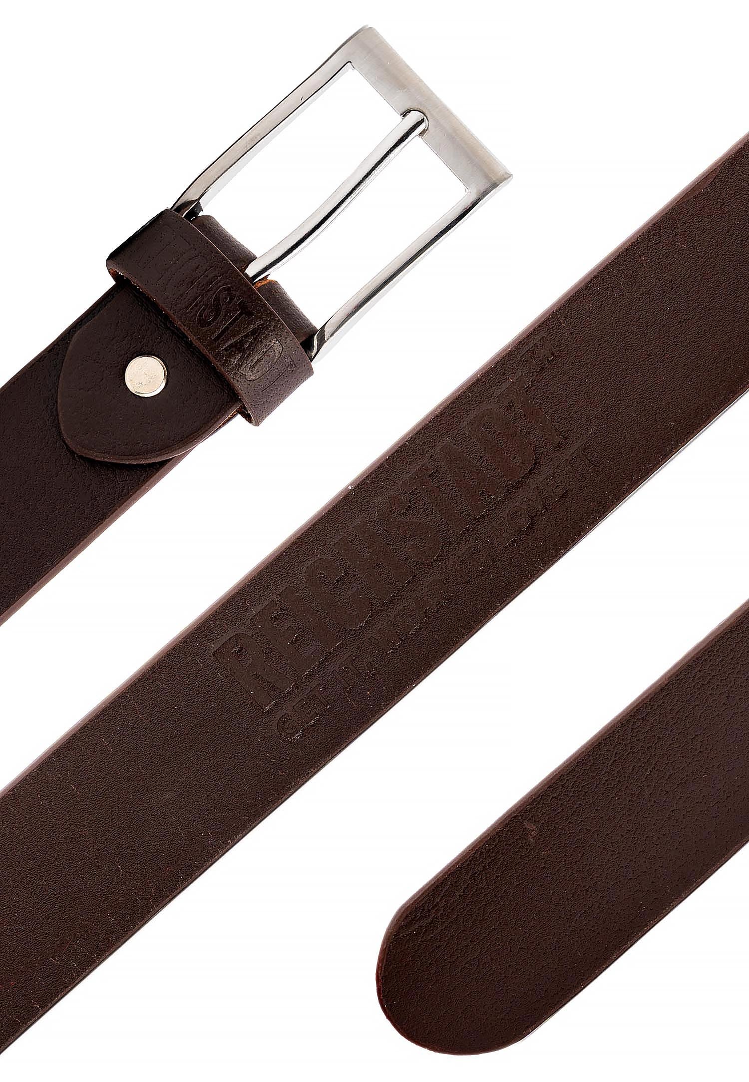 Herren Business Ledergürtel 25RS059 - Dark Brown – Ansicht 2