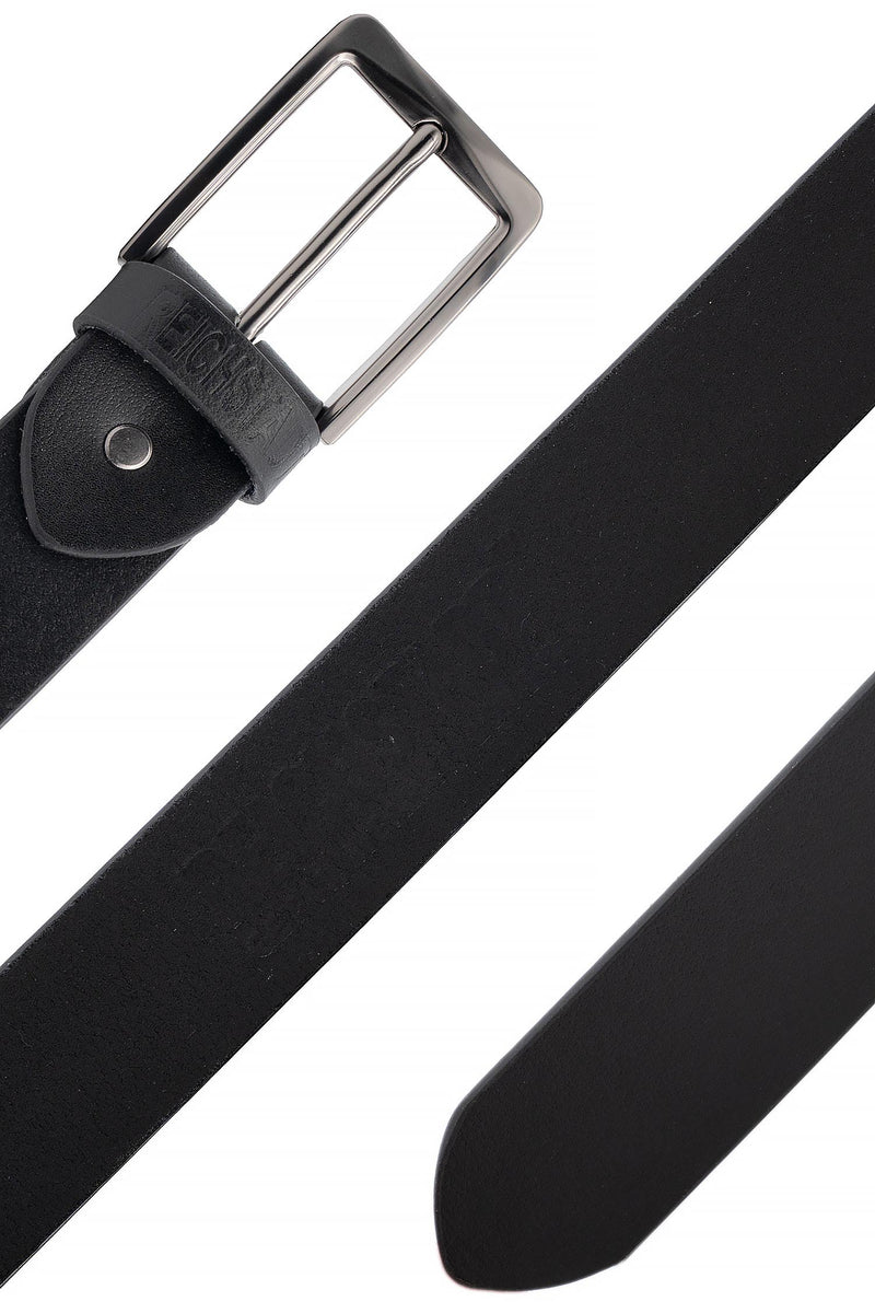 Herren Fashion Gürtel Echtleder 25RS060 Black 115cm x 3,8cm - Black – Ansicht 2