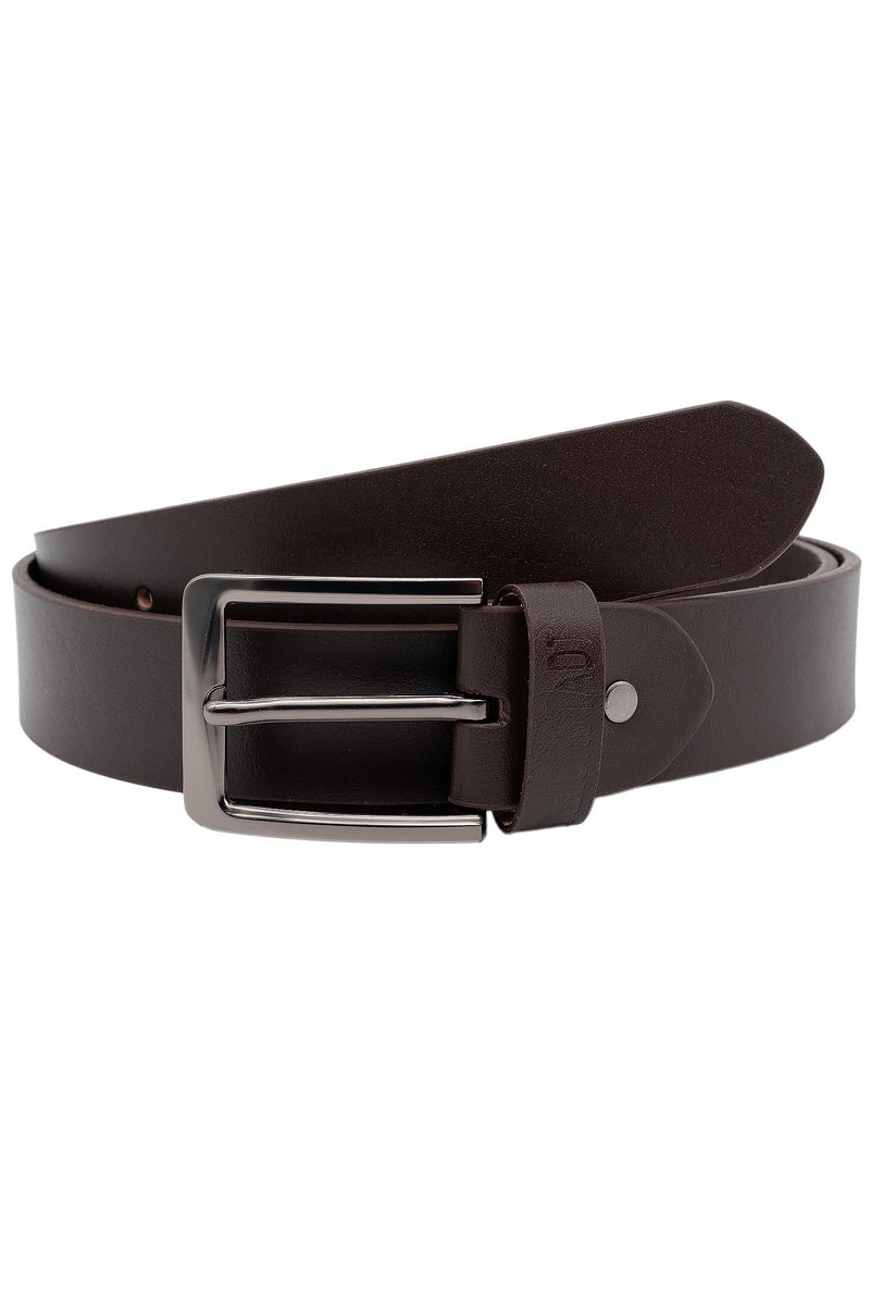 Herren Fashion Gürtel Echtleder in Dark Brown – Reichstadt