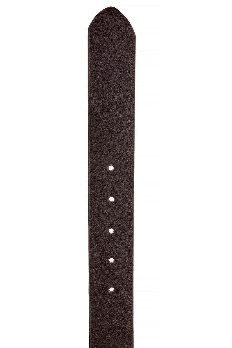 Herren Fashion Gürtel Echtleder 25RS060 Dark Brown 115cm x 3,8cm - Dark Brown – Ansicht 5