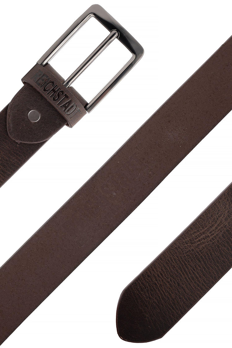 Herren Fashion Gürtel Echtleder 25RS060 Vintage Brown 115cm x 3,8cm - Vintage Brown – Ansicht 2