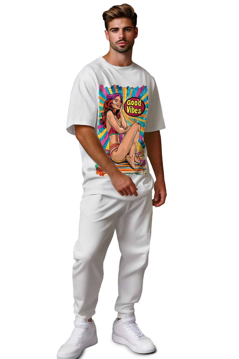 Herren Oversized T-Shirt 24RS057 - Retro Vibes – Ansicht 2