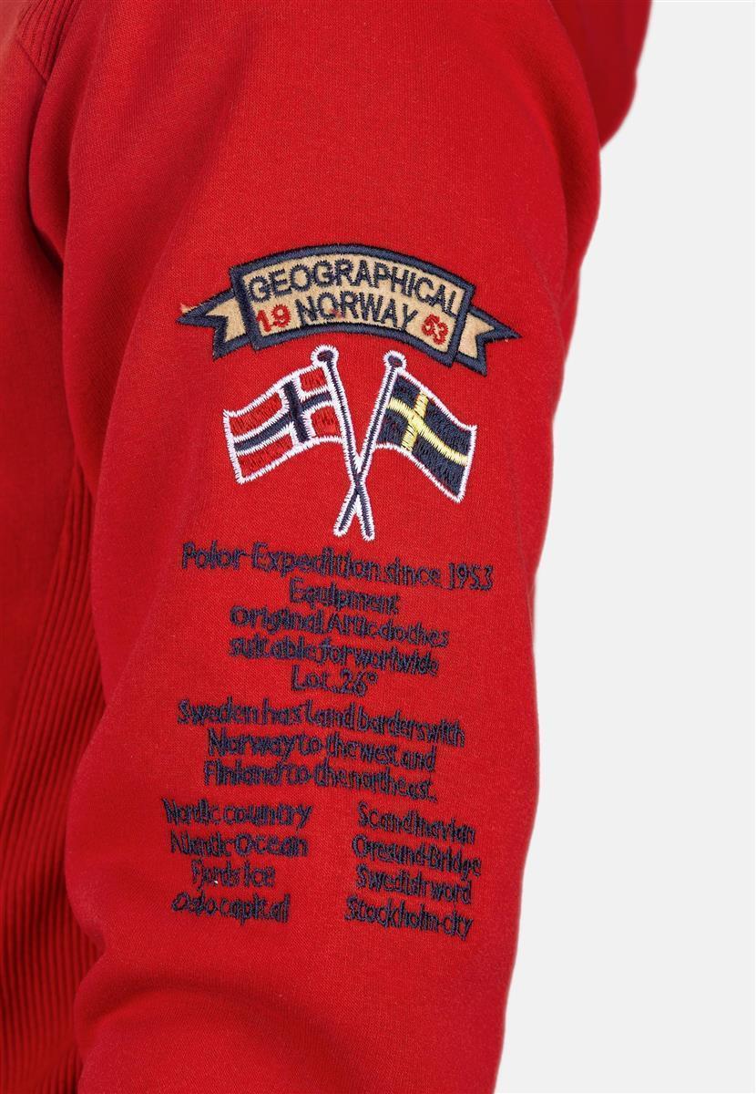 Herren Regular Fit Hoodie gymclass men - Red