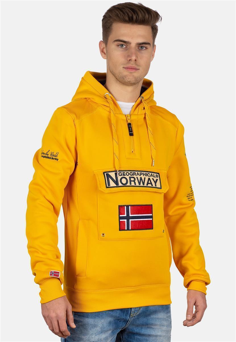 Herren Regular Fit Hoodie gymclass men - Yellow