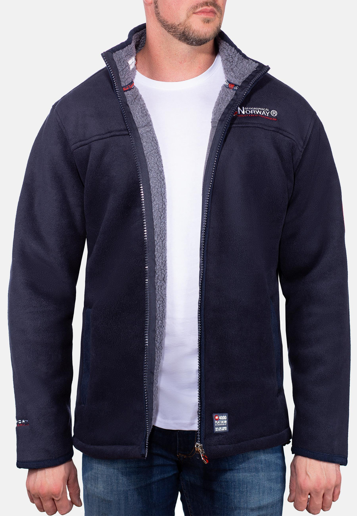 Herren Regular Fit Jacke ubolt in Navy – Geographical Norway – Ansicht 10
