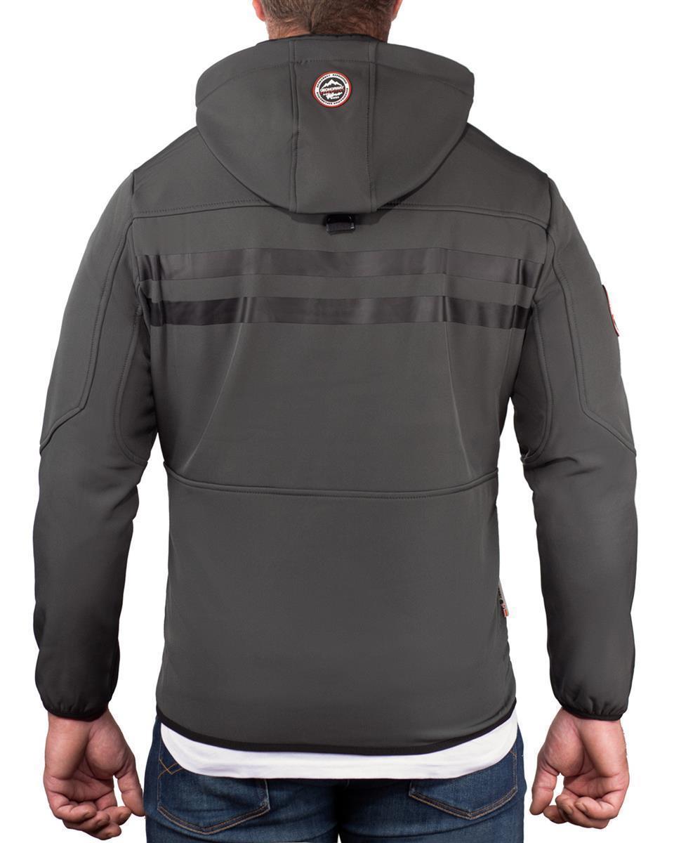 Herren Regular Fit Softshelljacke royaute in Dark Grey – Geographical Norway – Ansicht 10