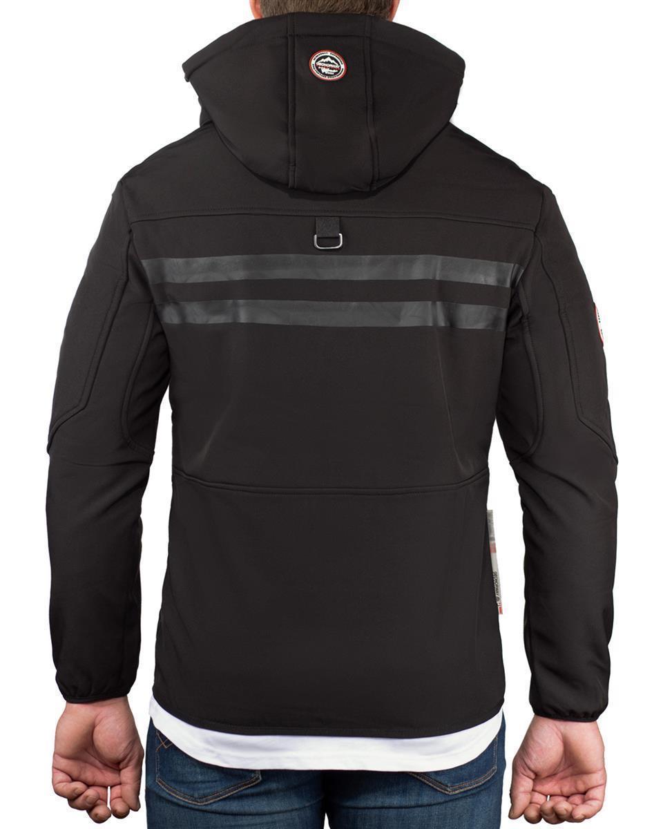Herren Regular Fit Softshelljacke royaute - Black/Black