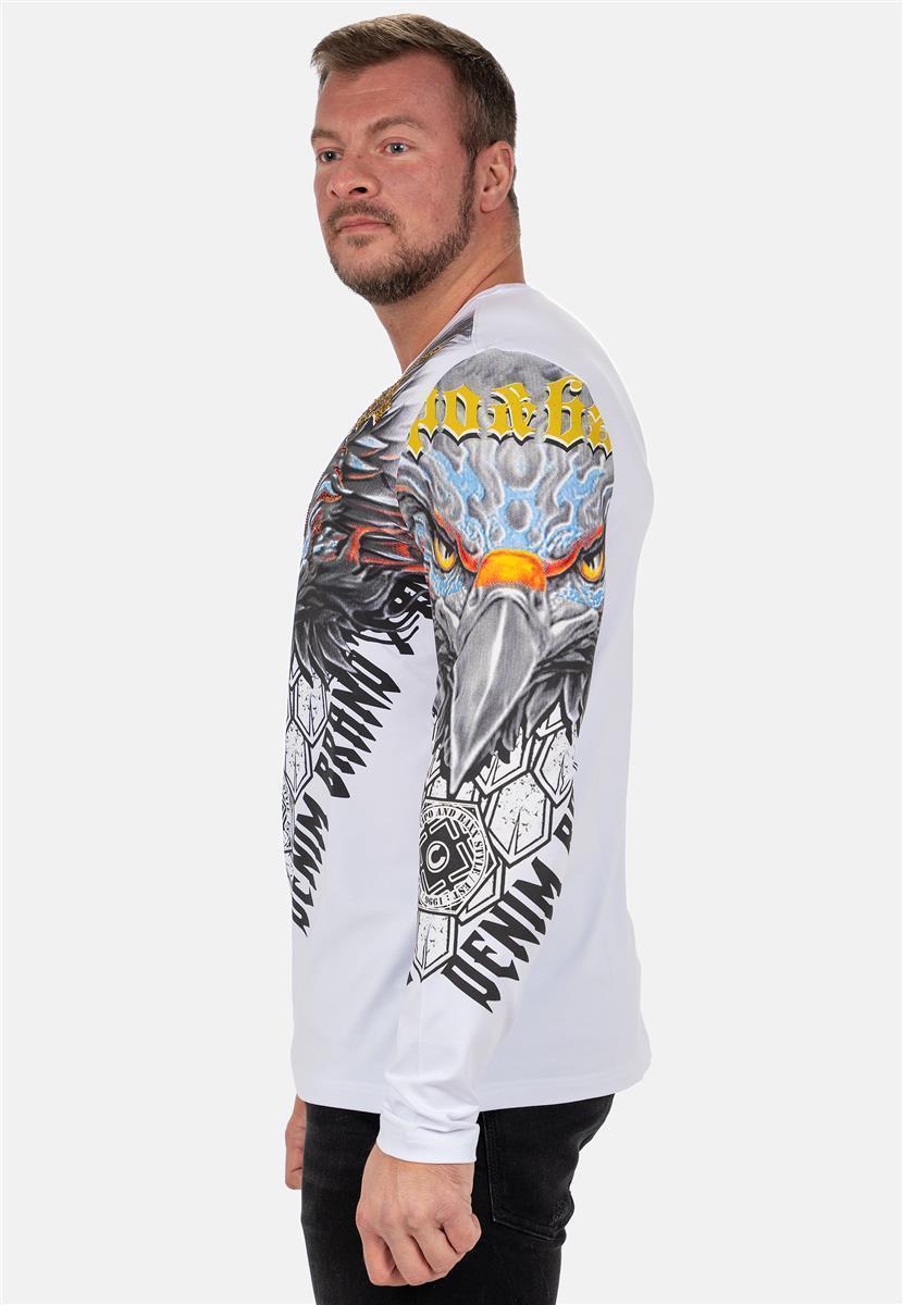 Herren Regular Fit Longsleeve CL488 - White