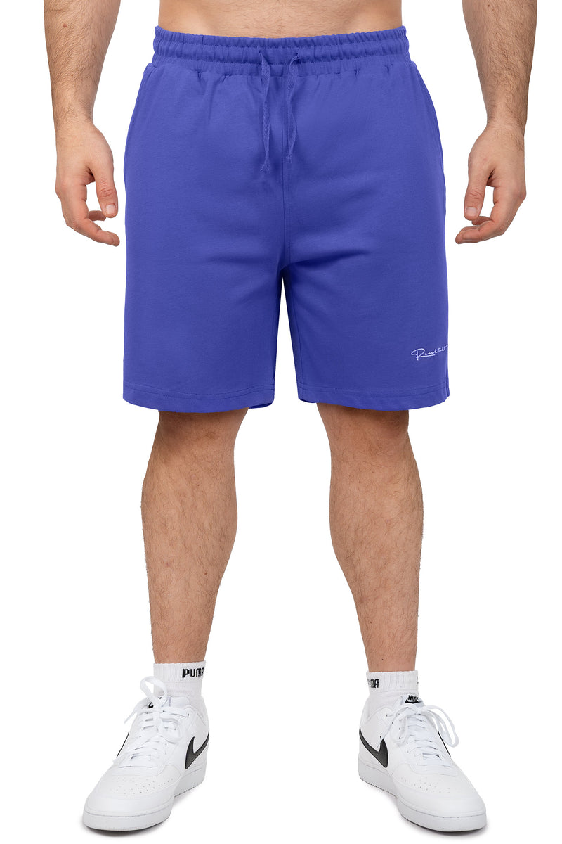 Herren Regular Fit Shorts Marken-Stick in Light Purple – Reichstadt