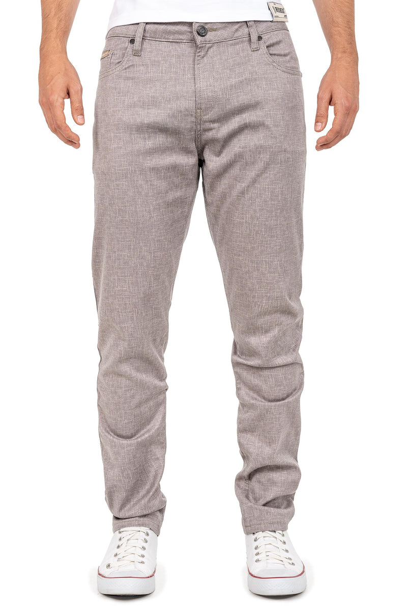 Herren Slim Fit Hose Mid Waist CD840 - Grey