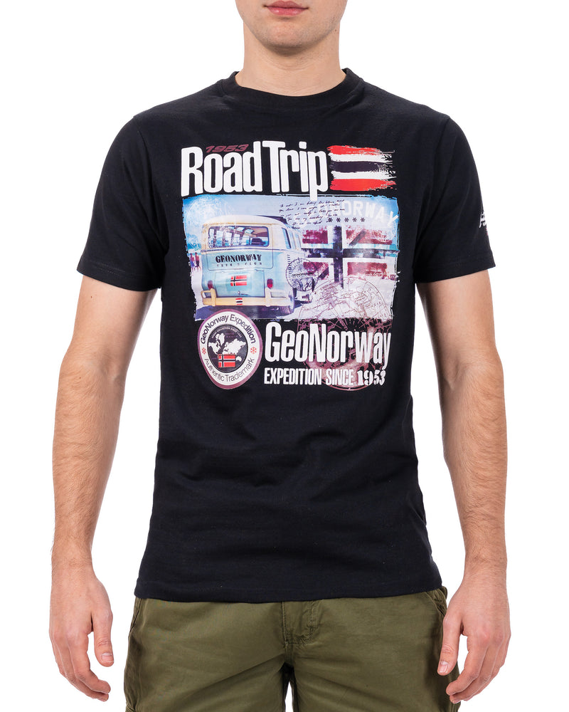 Herren Regular Fit T-Shirt jiami men in Black – Geo Norway